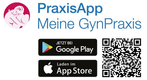 QR-Code für die PraxisApp „Meine GynPraxis“