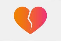 Hilfetelefon „Gewalt gegen Frauen“ Valentinstagmotiv: Gebrochenes Herz